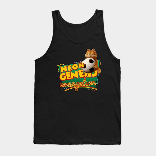 NEW NEON GENESIS EVANGELION FOTBALL Tank Top by Rurulako